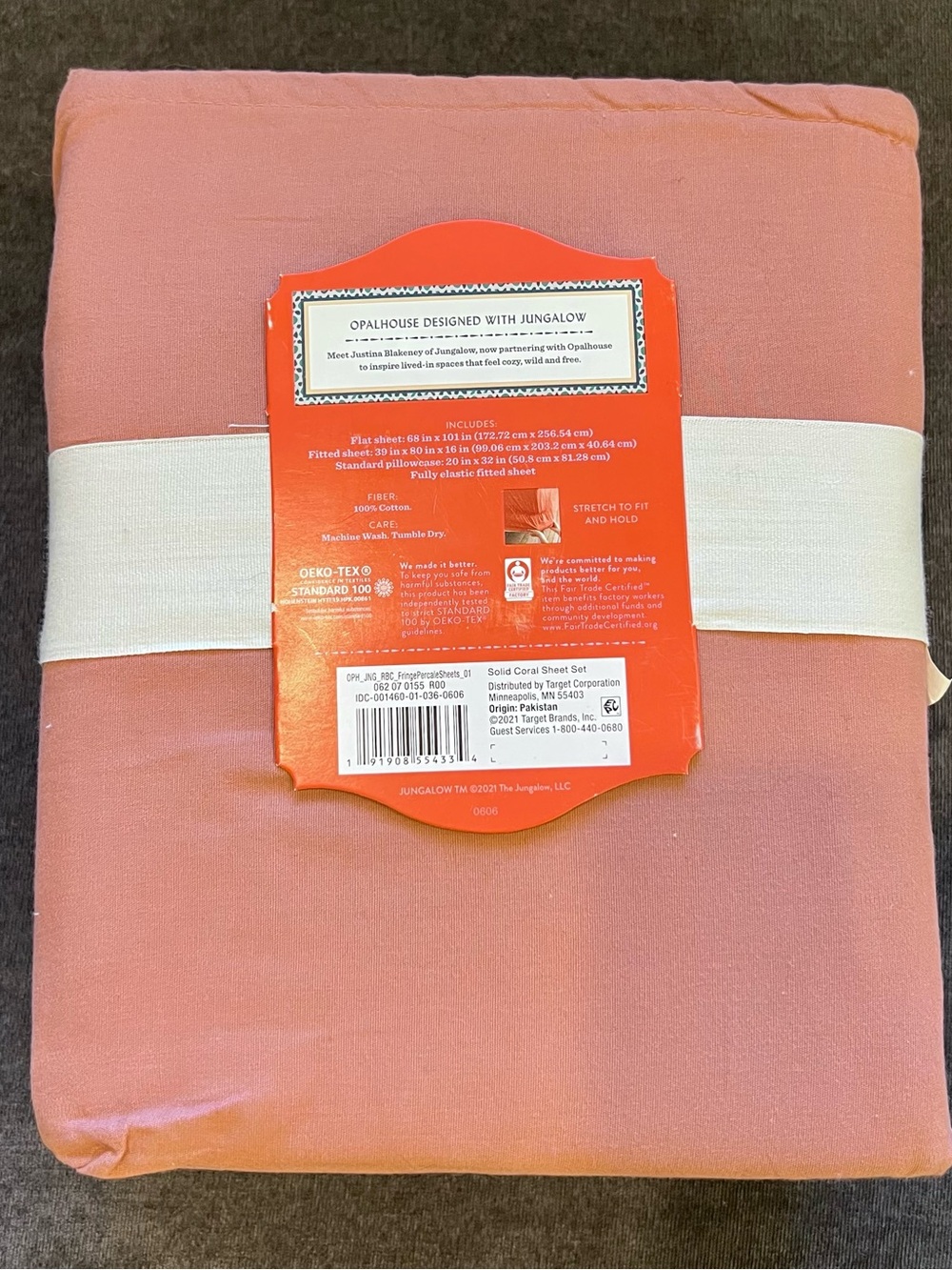 NWT OpalHouse Jungalow Fringe Hem Percale Sheet Set- Twin - Picture 7 of 8